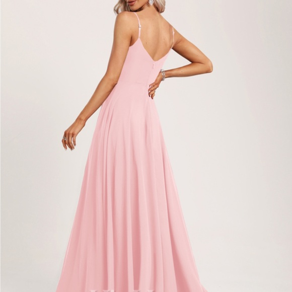 JJs House | Dresses | Jjs House Aline Vneck Floor Length Chiffon Dress ...